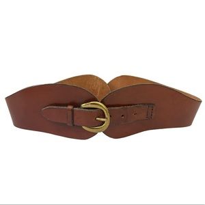 VTG ETIENNE AIGNER Double Buckle Leather Belt